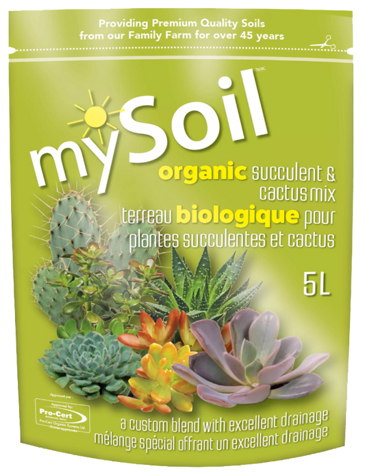Cinnabar MySoil Cactus & Succulent Mix - 5L