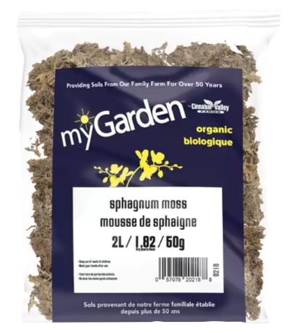 Cinnabar MyGarden Sphagnum Moss - 2L