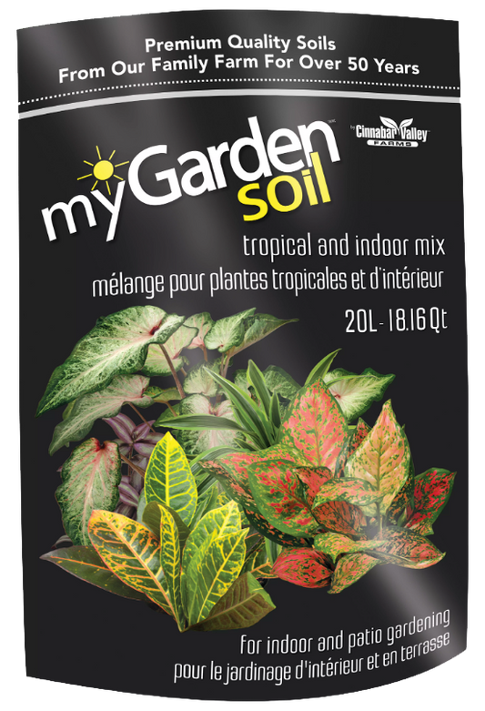 Cinnabar MySoil Tropical Mix Potting Soil - 20L