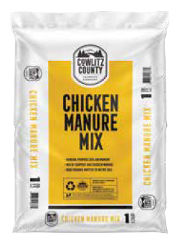 Cowlitz Chicken Manure Mix - 1 cu ft