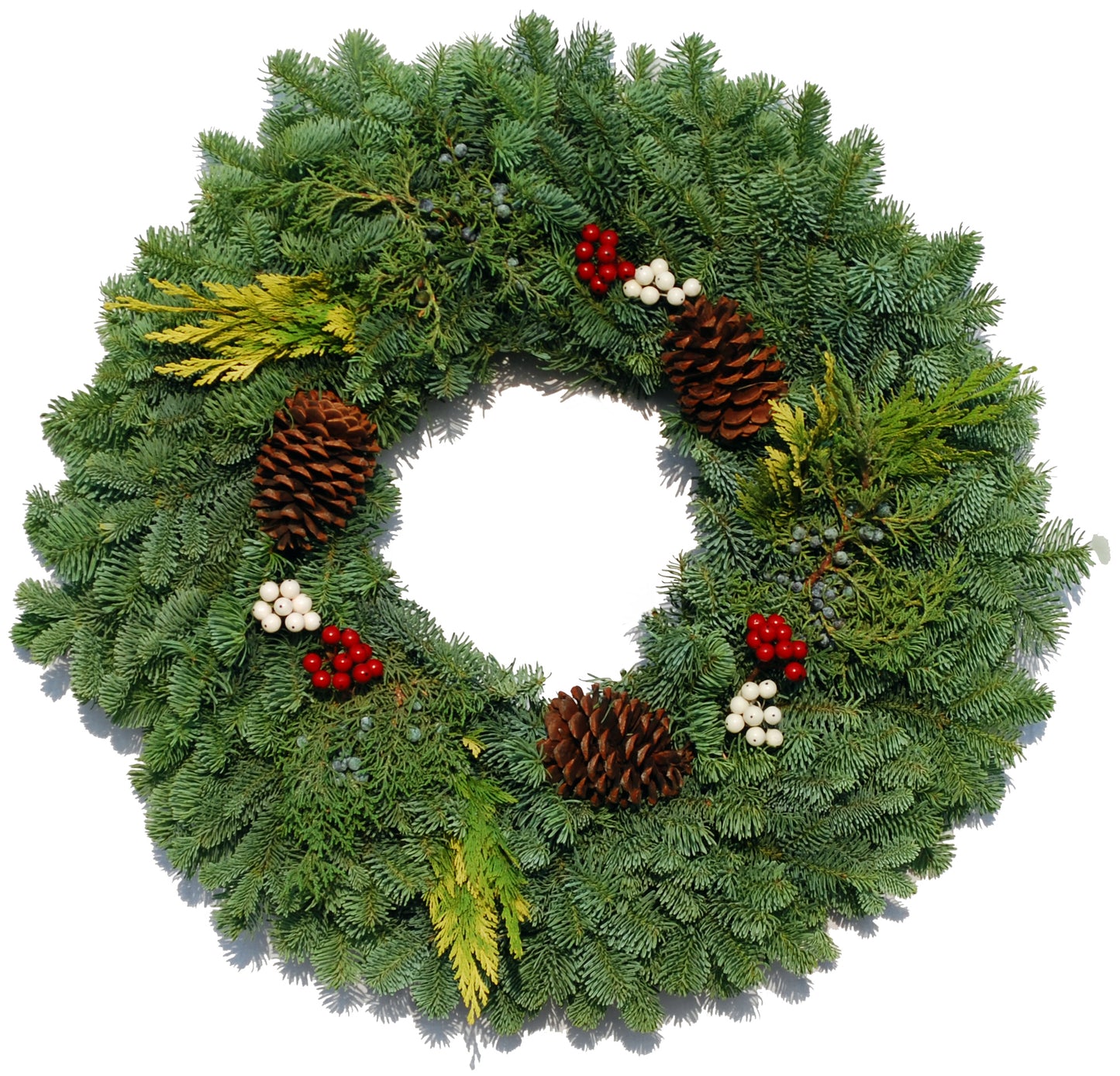 Fresh Mixed Multi Berry Wreath