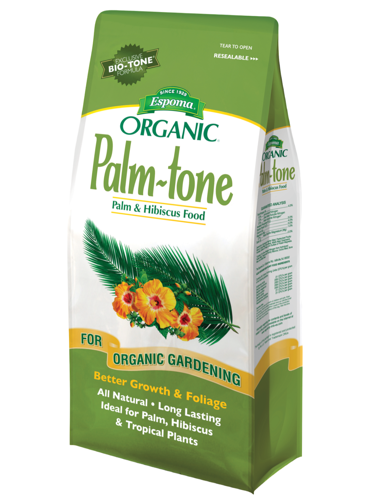 Espoma Organic Palm Tone - 4lb