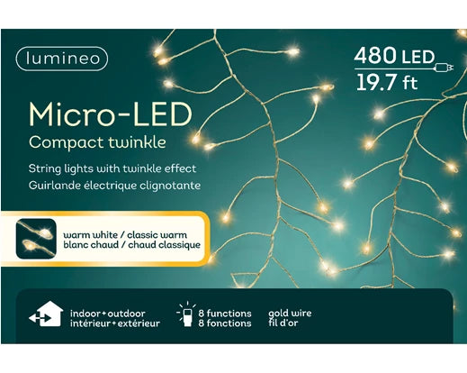 Micro LED Compact Light String 480ct