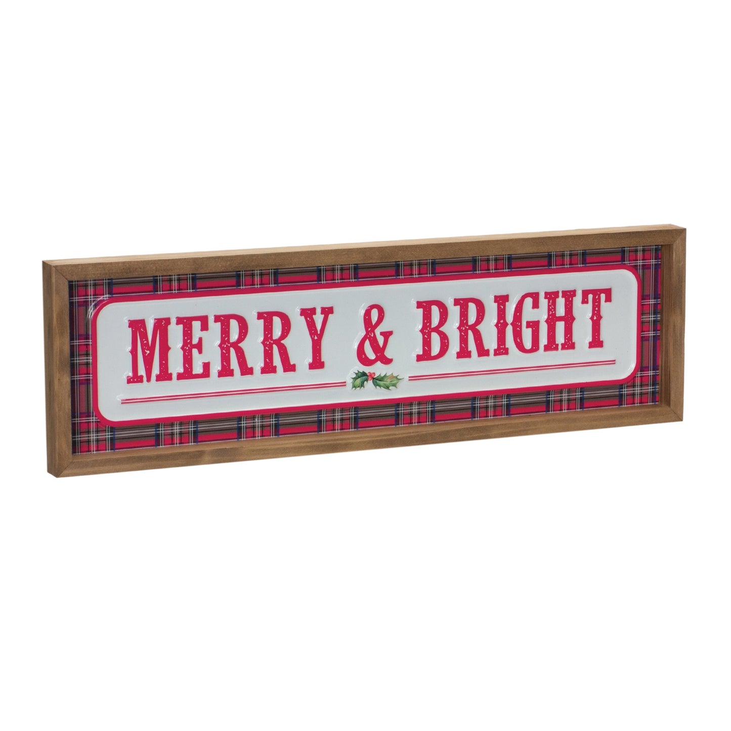 Merry & Bright Wall Sign