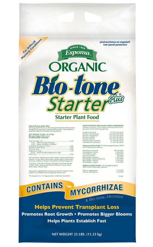 Espoma Bio-Tone Starter Plus 25 lbs