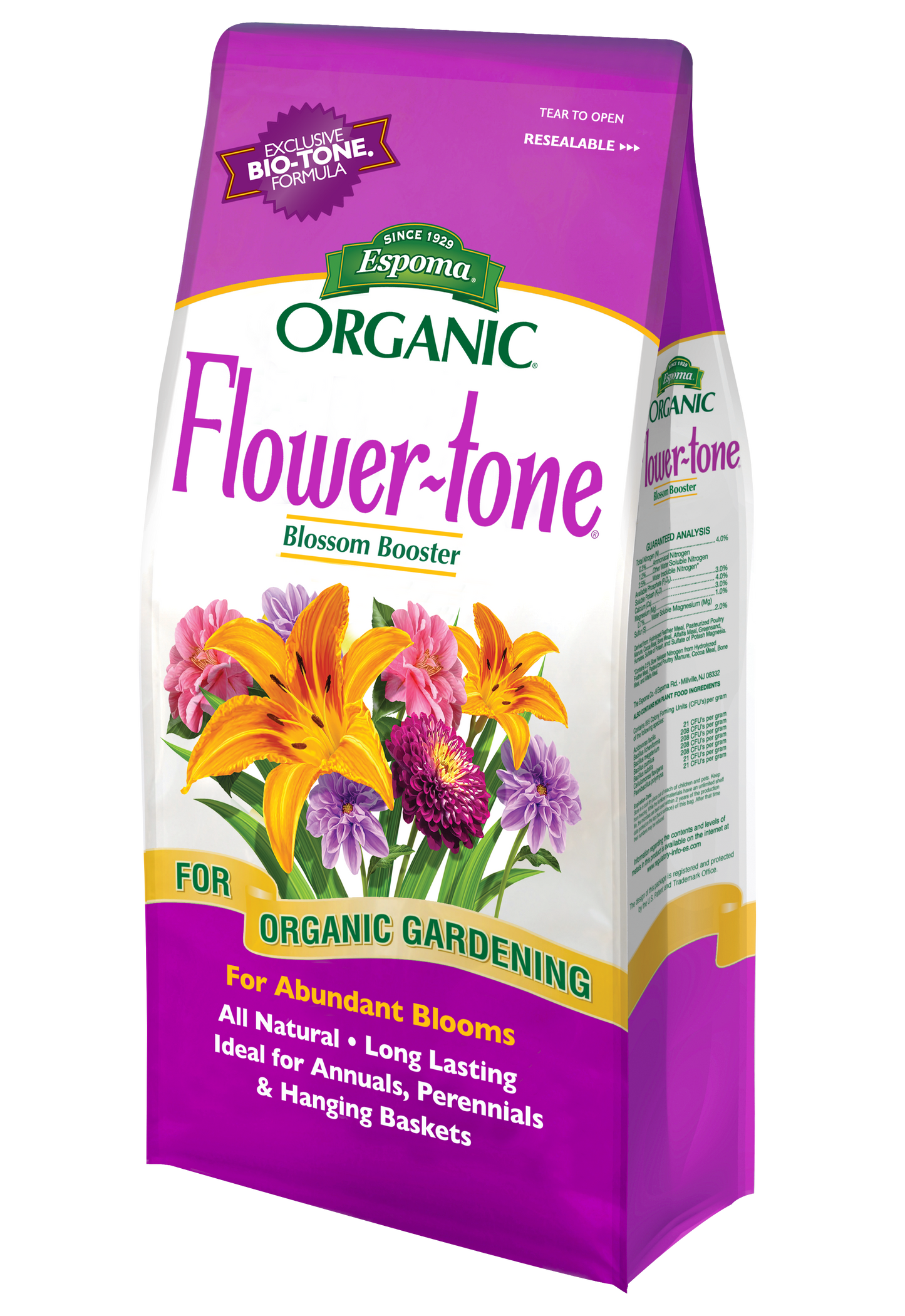 Espoma Organic Flower Tone - 4 lbs