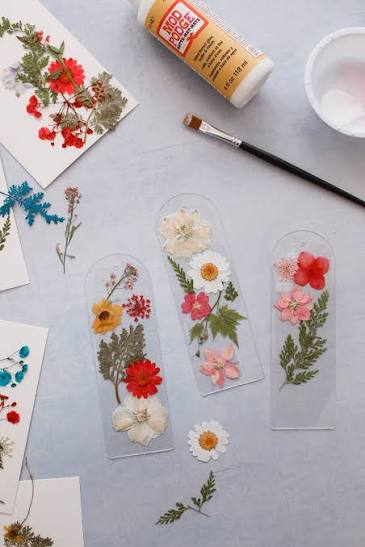 Pressed Flower Bookmark 8/22 10am