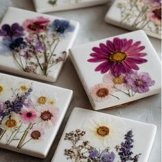 Pressed Flower Coasters 8/1 @10AM