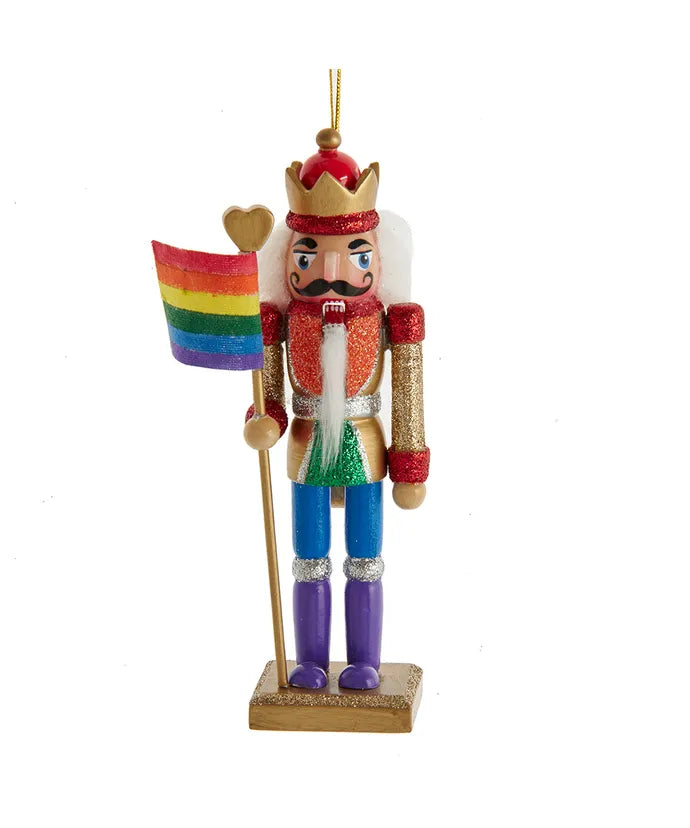 Gay Pride Nutcracker Ornament