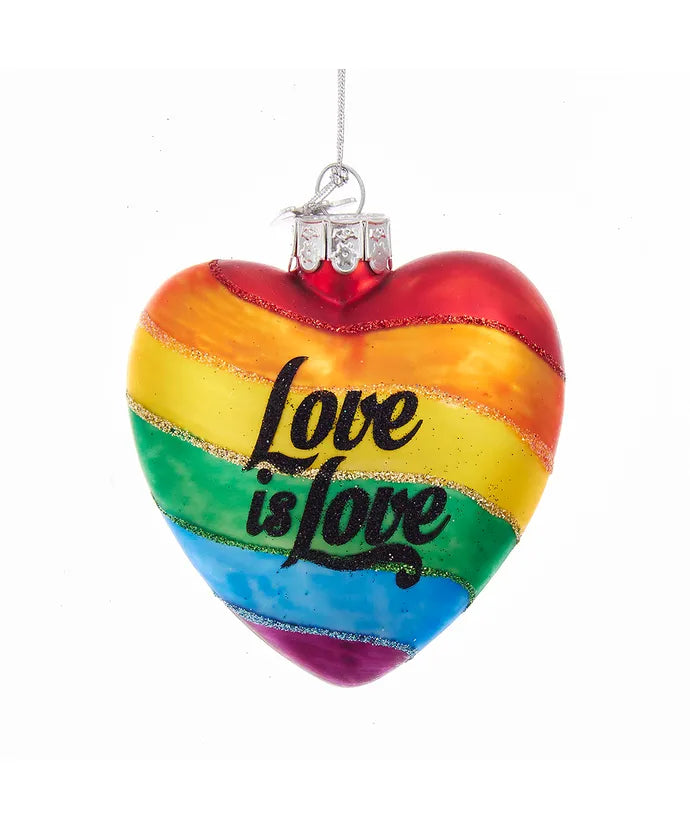 Noble Gems™ Pride Rainbow Heart Ornament