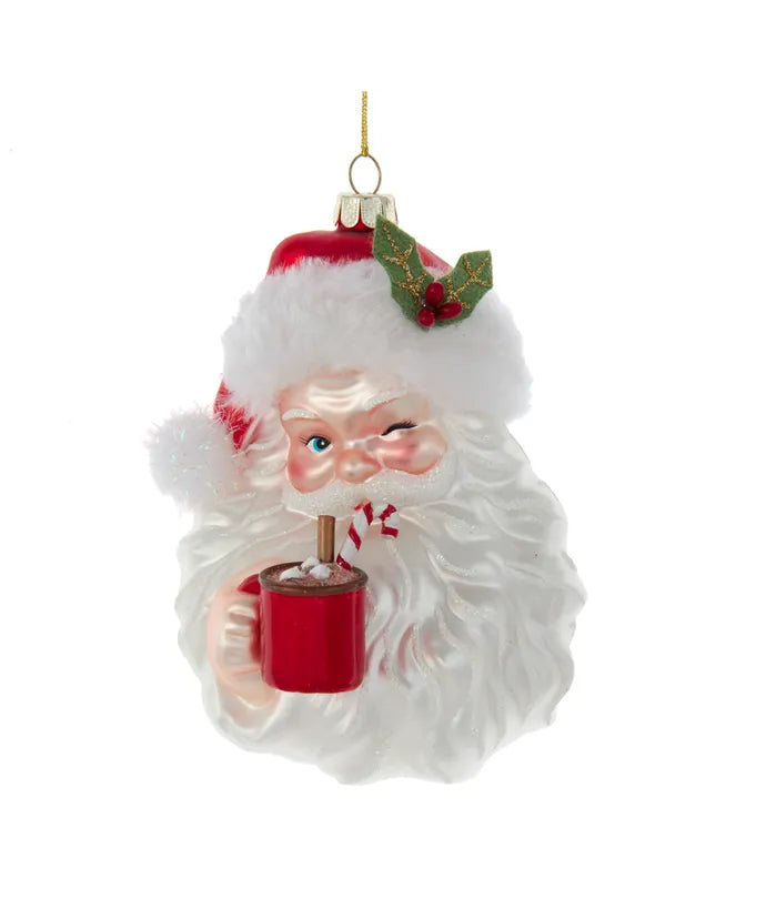 Noble Gems™ Santa Cocoa Mug Ornament